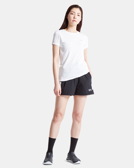 เสื้อยืด UA Tech™ สำหรับผู้หญิง in White image number 2